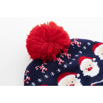 Vánoční LED zimní čepice, Santa Claus