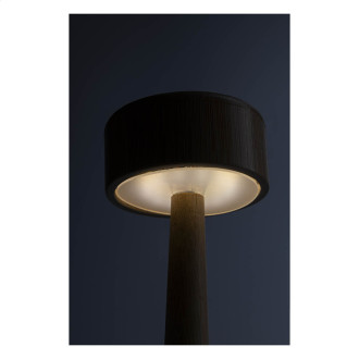 bambusová stolní lampa