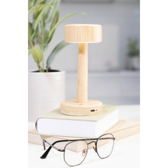 bambusová stolní lampa