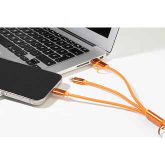 nabíjecí kabel s přívěškem na klíče