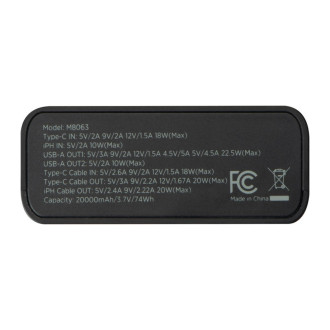 Powerbanka Marbella 20 000 mAh