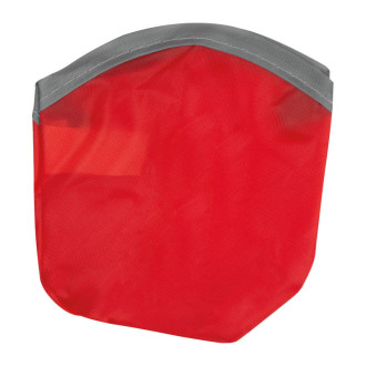 Foldable frisbee with a polyester case