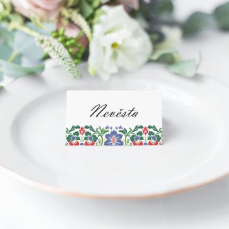 Svadobná menovka FO1283jm
