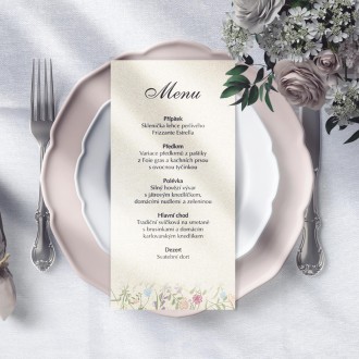 Svadobné menu KL1810m