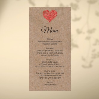 Svadobné menu L2120m