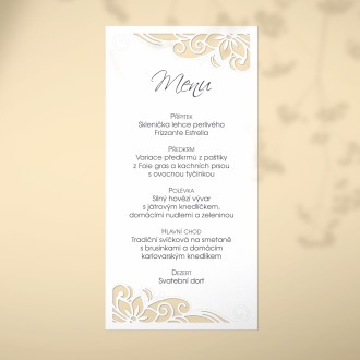 Svadobné menu L2176m