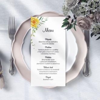 Svadobné menu FO1307m