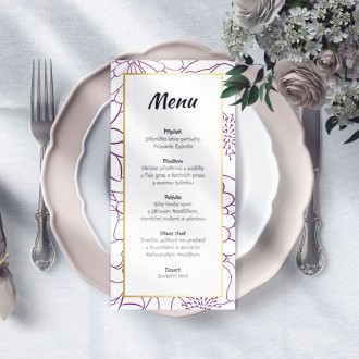 Svadobné menu FO1341m