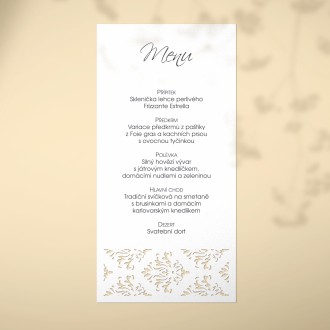 Svadobné menu L2102m