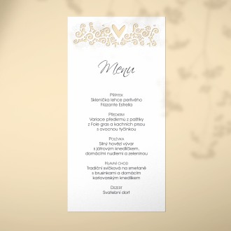 Svadobné menu L2103m