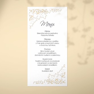 Svadobné menu L2106m