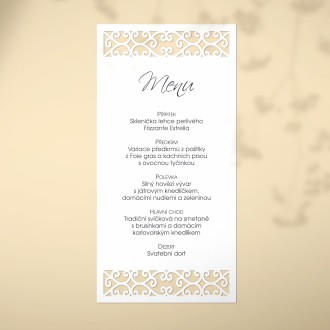 Svadobné menu L2108m