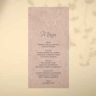 Svadobné menu L2124m