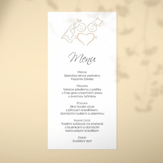 Svadobné menu L2124m