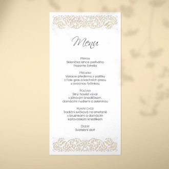 Svadobné menu L2136m