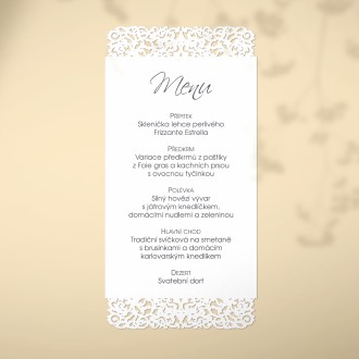 Svadobné menu L2154m