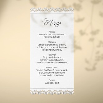 Svadobné menu L2161m