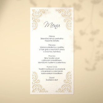 Svadobné menu L2163m