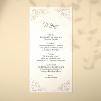 Svadobné menu L2181m