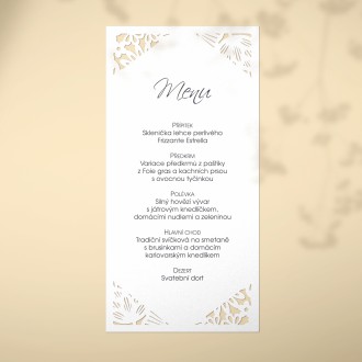 Svadobné menu L2181m