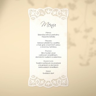 Svadobné menu L2195m