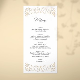Svadobné menu L2196m