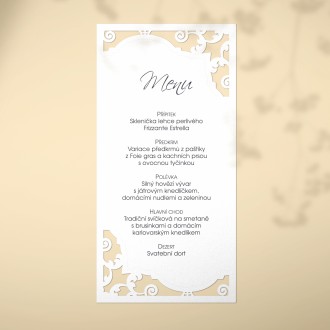 Svadobné menu L2208m
