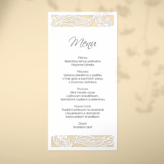 Svadobné menu L2213m