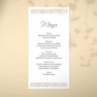 Svadobné menu L2220m