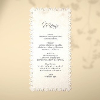 Svadobné menu L2227m