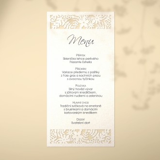 Svadobné menu L2234m