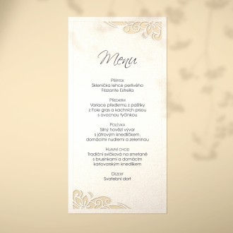 Svatební menu L2241m