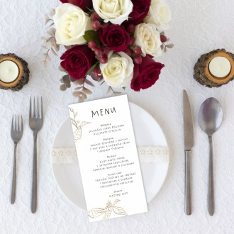 Svadobné menu FO20044m