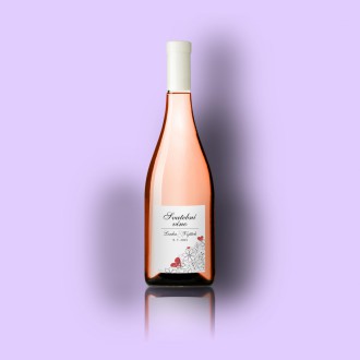 Svadobná etiketa na víno KL1820v