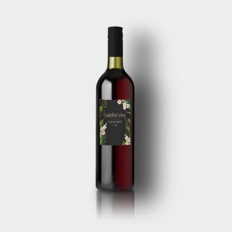 Svadobná etiketa na víno FO1319v