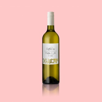 Svadobná etiketa na víno L2111v