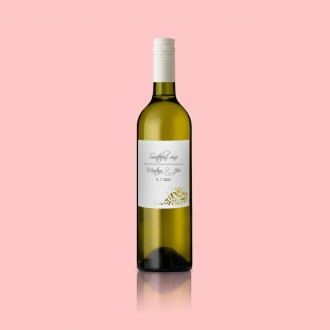 Svadobná etiketa na víno L2136v
