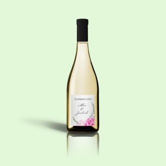 Svadobná etiketa na víno FO20025v