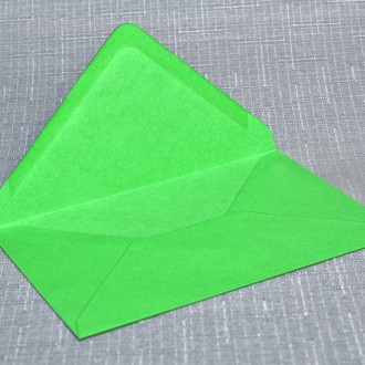 Listová obálka C6 zelená