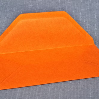 Listová obálka DL oranžová