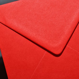 Listová obálka Štvorec červená 130mm