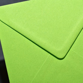 Listová obálka Štvorec zelená svieža 130mm