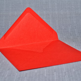 Listová obálka Štvorec červená 155mm