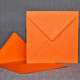 Listová obálka Štvorec oranžová 155mm