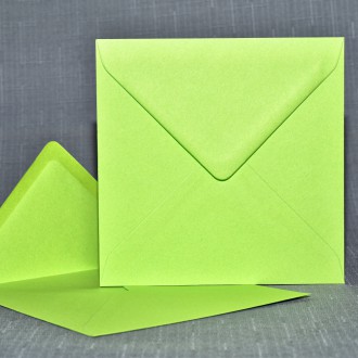 Listová obálka Štvorec zelená svieža 155mm