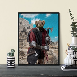 Portrét maznáčika Knight