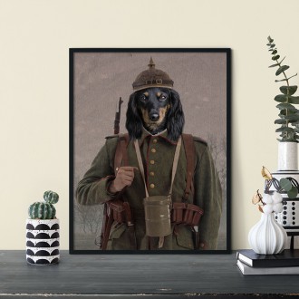 Portrét maznáčika Soldier busta