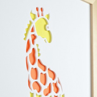 Nástenná dekorácia Žirafa