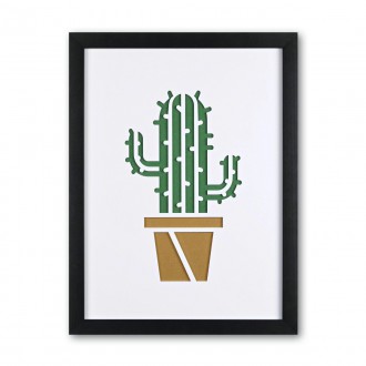 Nástenná dekorácia Kaktus veľký