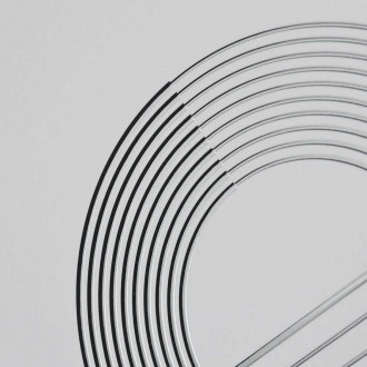 Abstraktné geometrické tvary 2 3D Zlatý Plagát